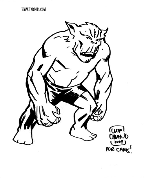 Cliff Chang monster